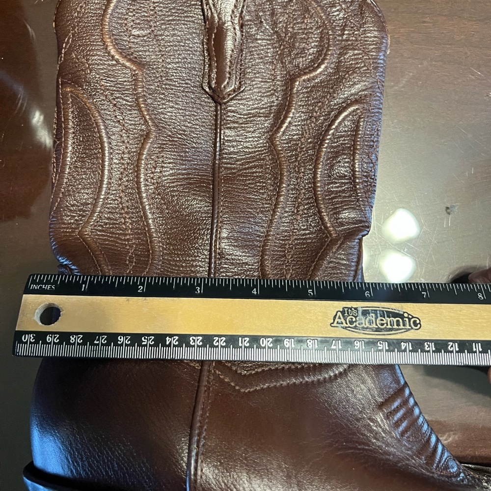 Ladies Dan Post Brown Western Boots Size 10 - Like New - Picture 9 of 9